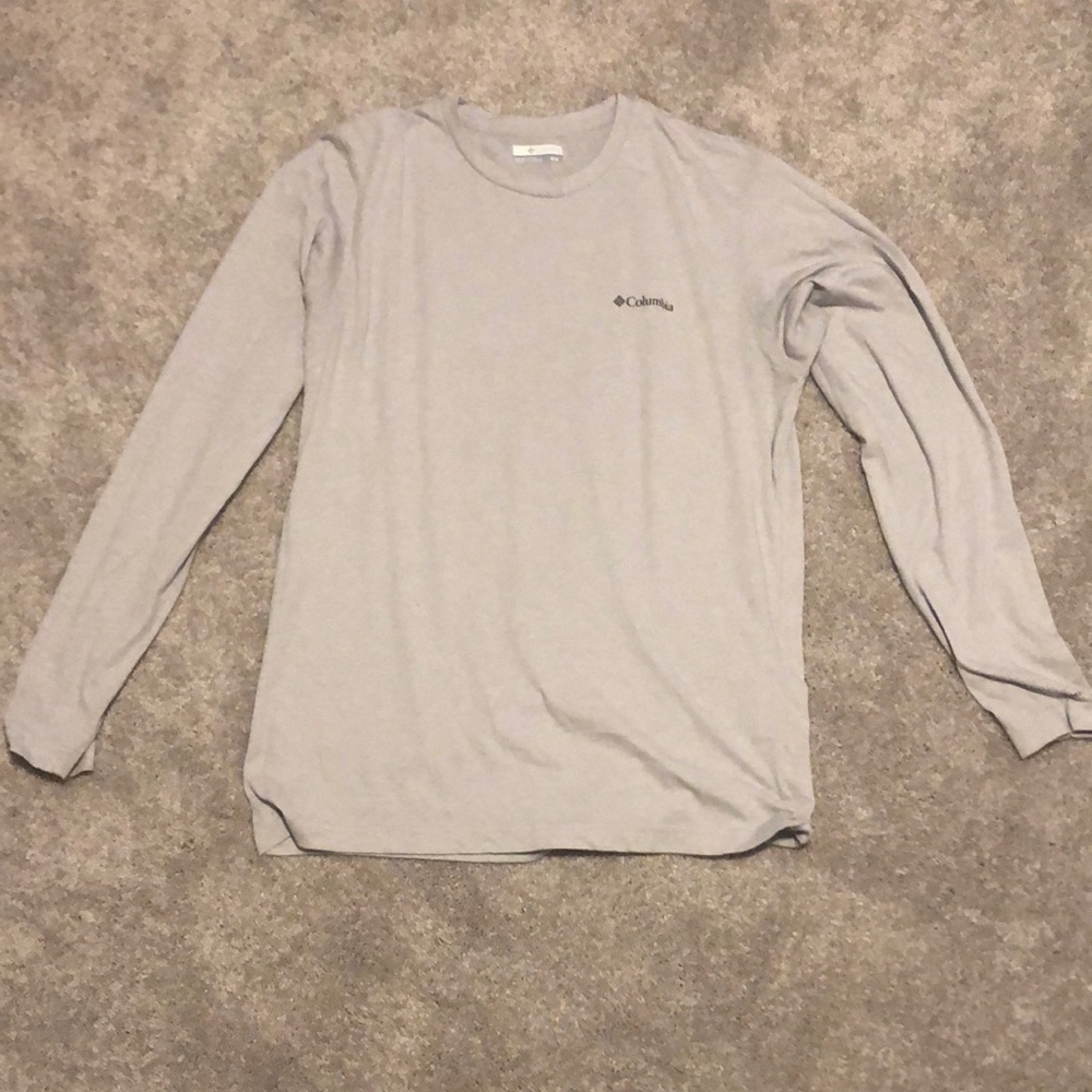 Columbia Men's Gray Long Sleeve Shirt